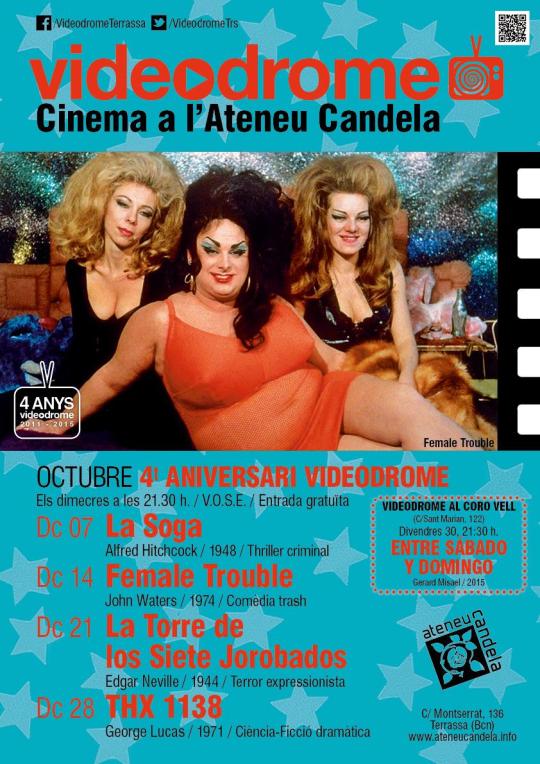 cartel videodrome octubre